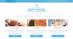 Desktop Screenshot of bishops-stortford-physio.co.uk